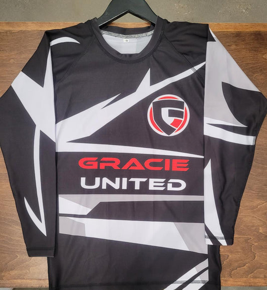 Gracie United Long Sleeve Rash Guard